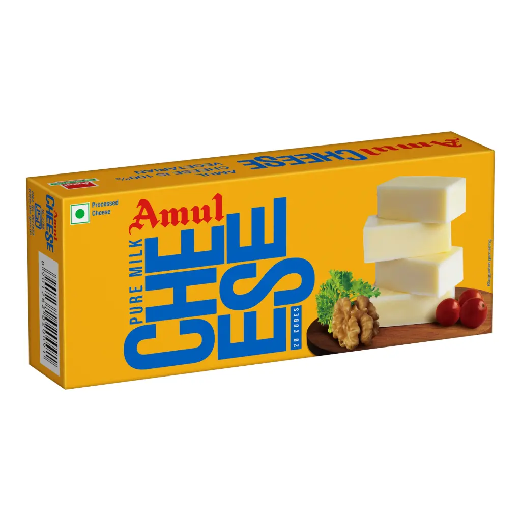 Amul - Pure Milk Cheese - Cubes 500g