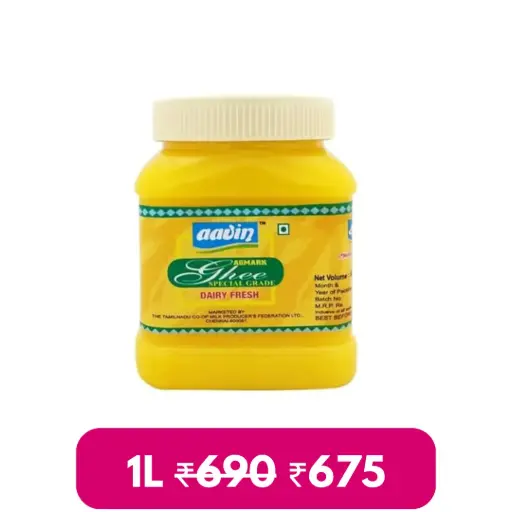 Aavin - Ghee - 1Liter Jar